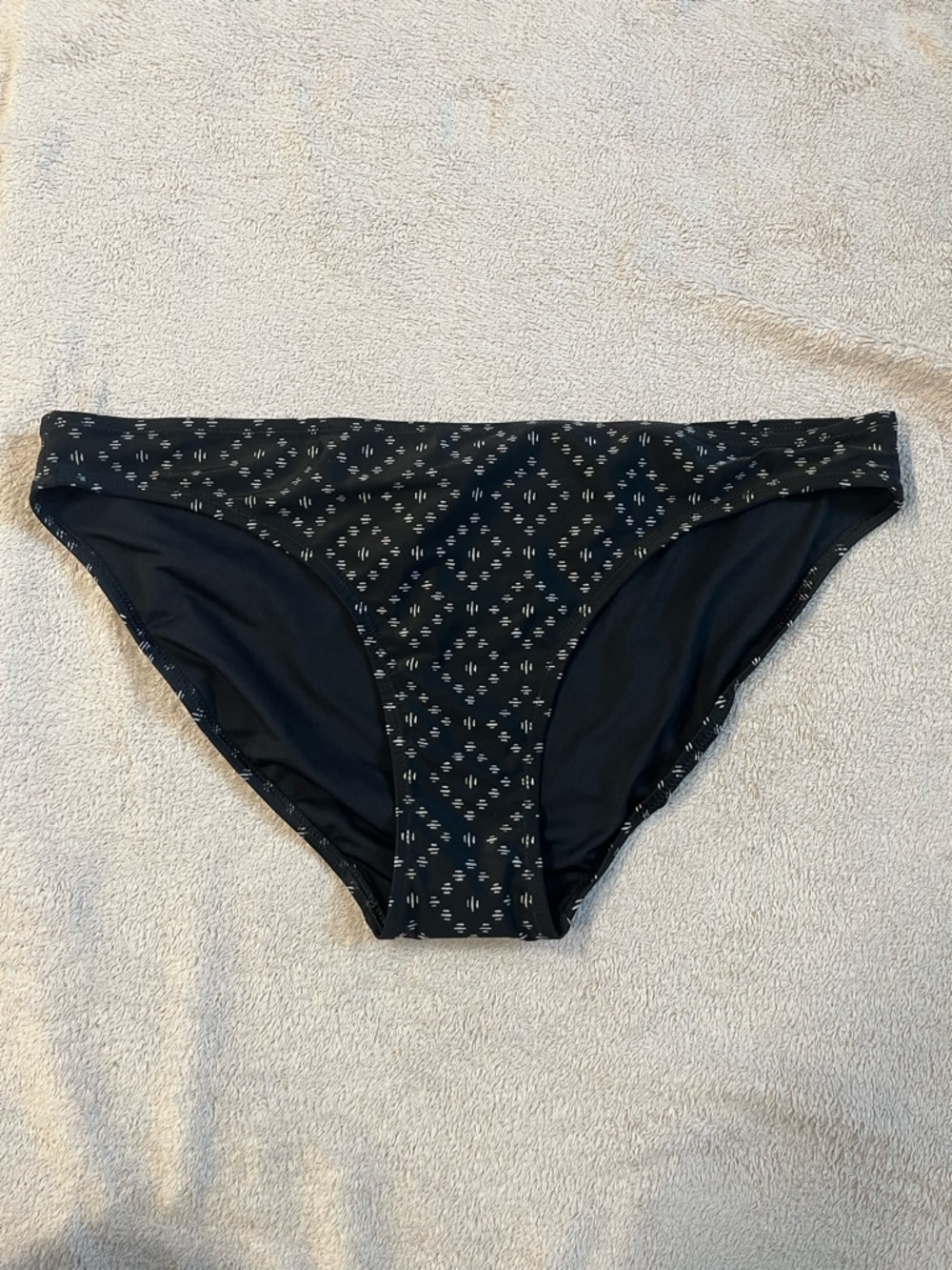 Old Navy Women’s Black Bikini Bottoms XL NWOT Geometric Print